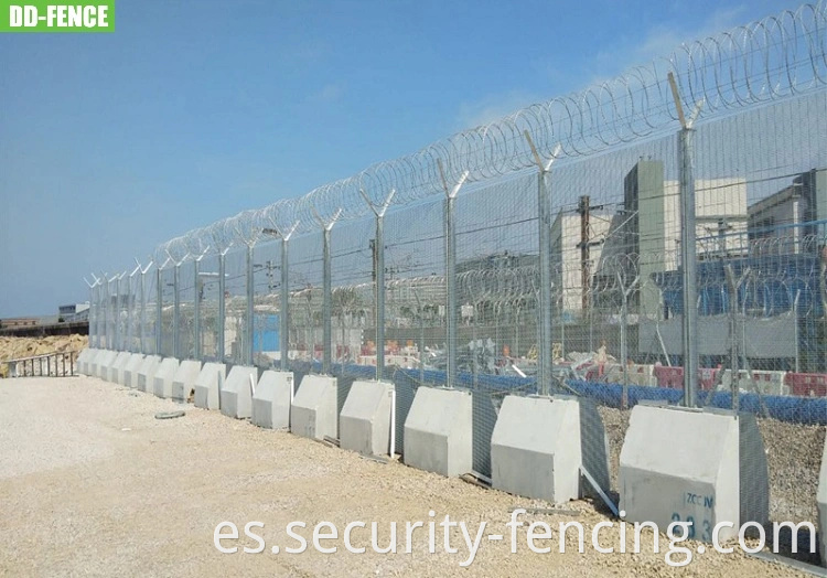 China HDG o Polvo Coated Black 358 Security Fence